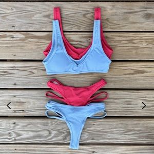 Baby Blue Bikini Set